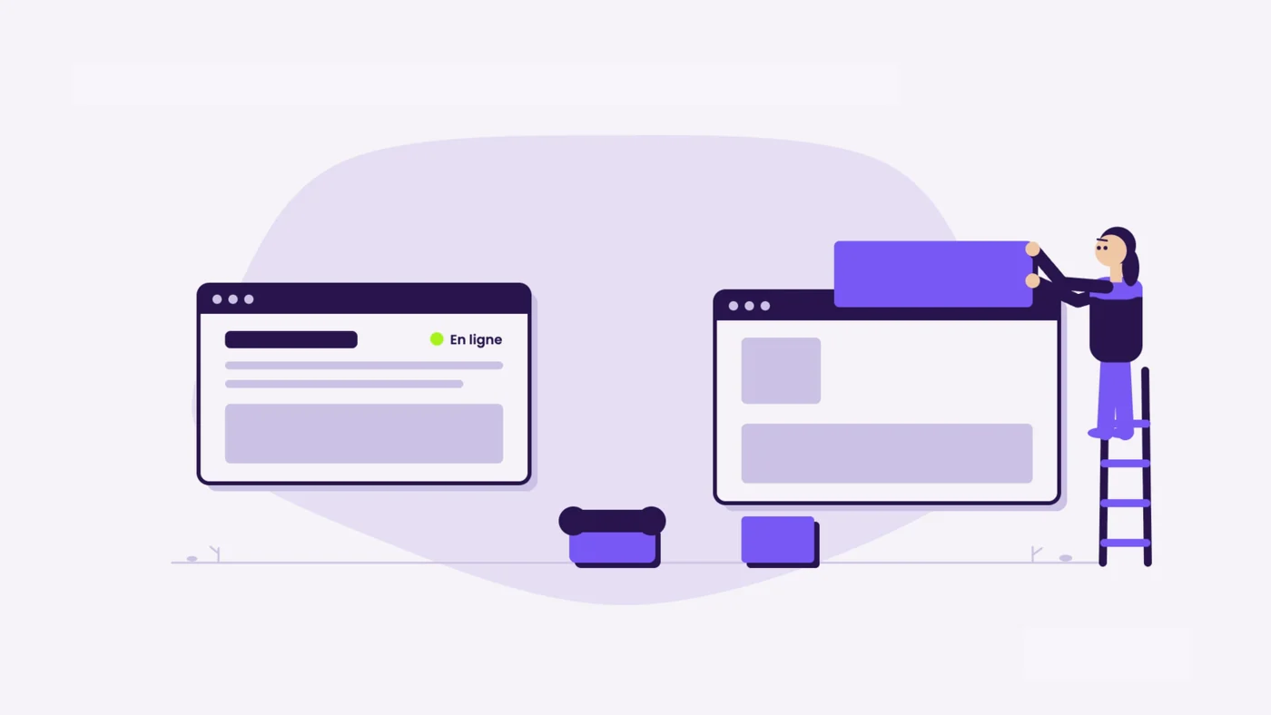 L'ancien site reste en ligne pendant la construction du nouveau
